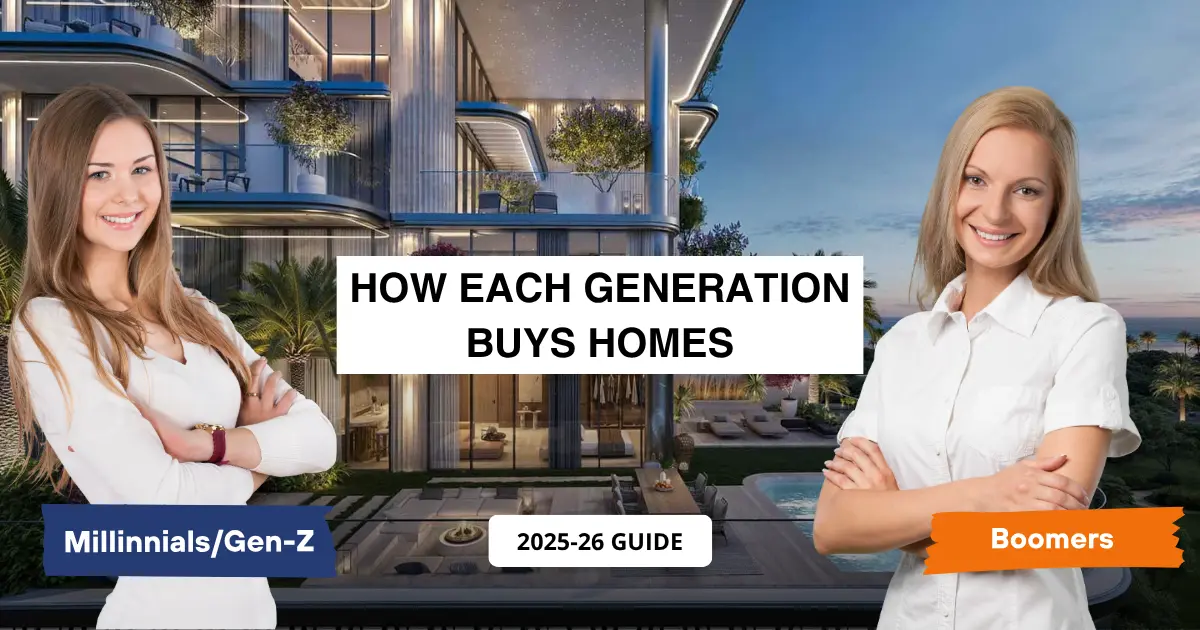 What Millennials/Gen Z Want in a Home vs What Boomers Want: A Real Estate Showdown